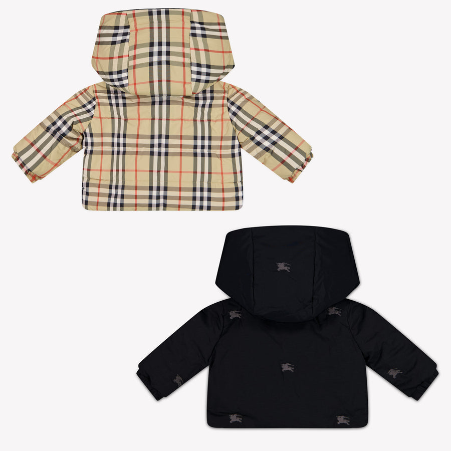 Burberry Jesse Baby Unisex Winterjas In Zwart