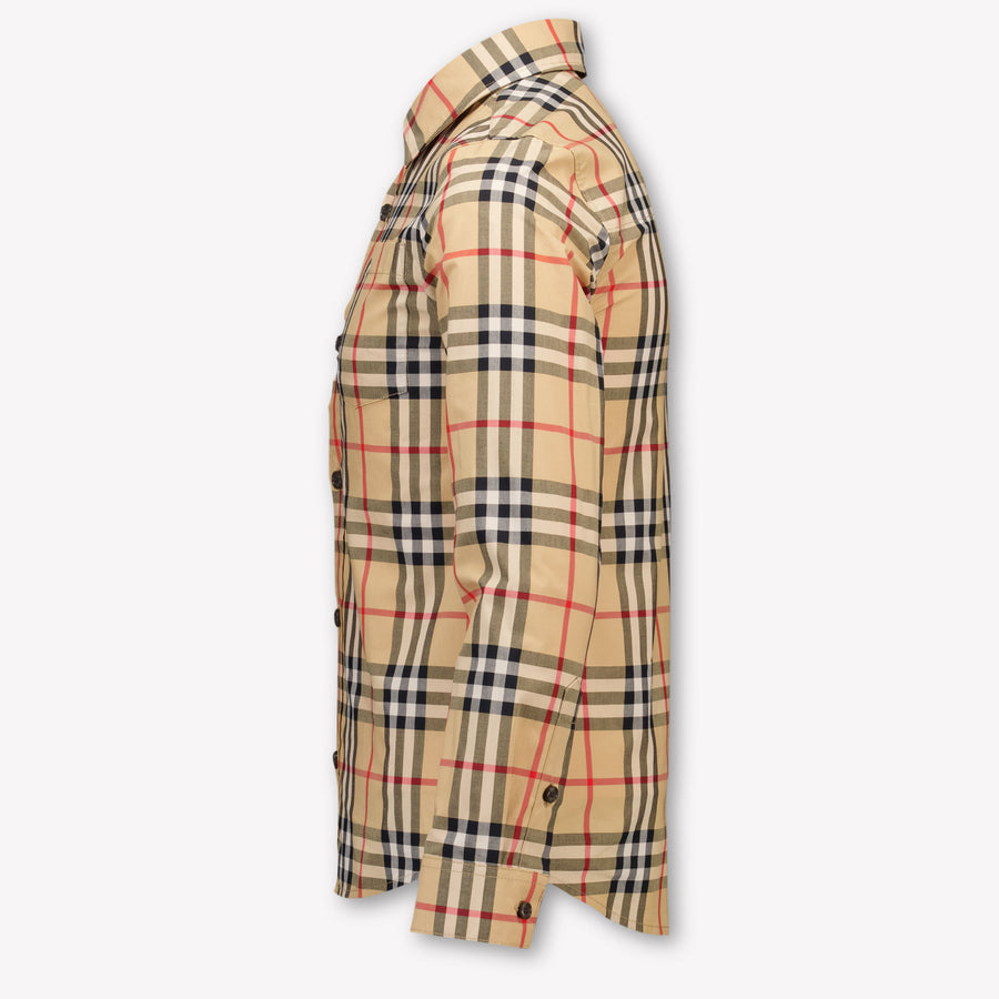 Burberry Owen Kinder Jongens Blouse In Beige