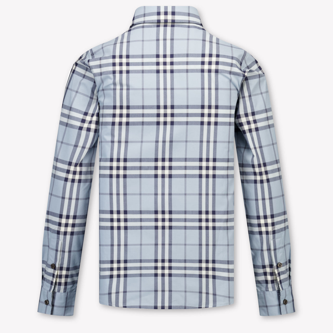 Burberry Owen Kinder Jongens Blouse In Licht Blauw