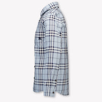 Burberry Owen Kinder Jongens Blouse In Licht Blauw