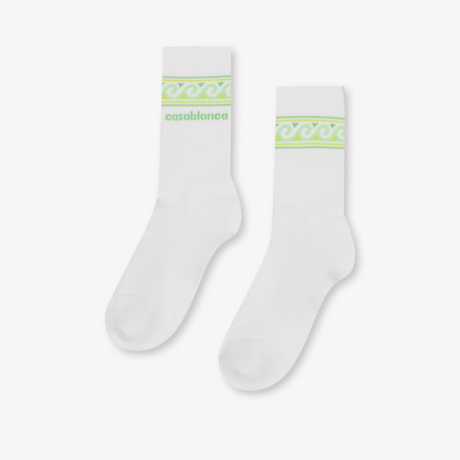 Casablanca Kinder Unisex Sokken In Wit