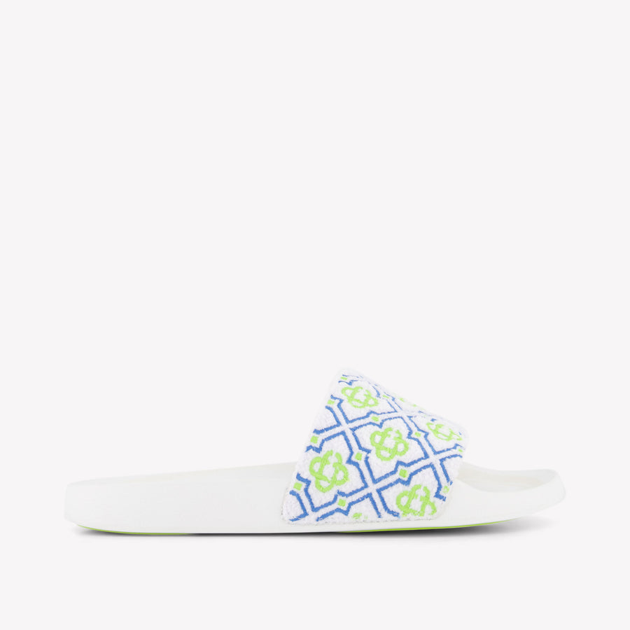 Casablanca Unisex Kids Slides in Green
