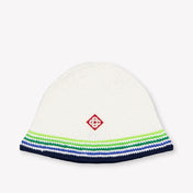 Casablanca Kinder Unisex Hoed In Wit