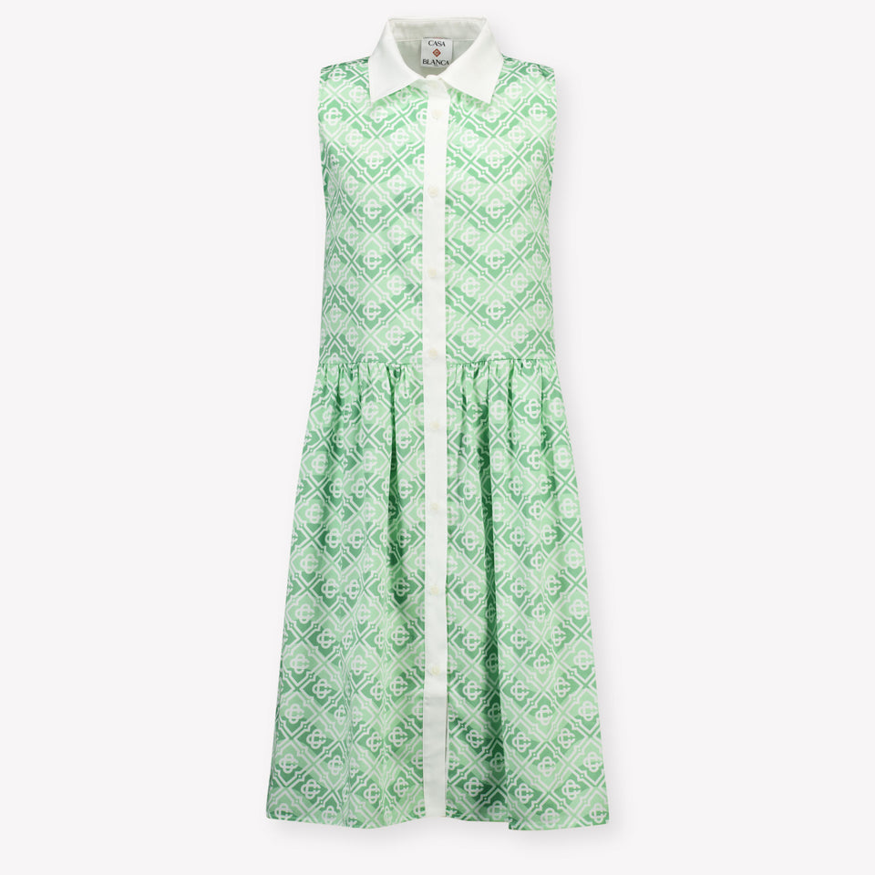 CASABLANCA Kids Girls Dress In Green