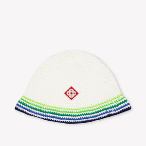 CASABLANCA Kids Unisex Hat In White