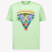 CASABLANCA Kids Boys T-Shirt In Mint