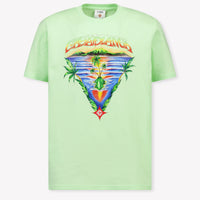 Casablanca Kinder Jongens T-Shirt In Mint