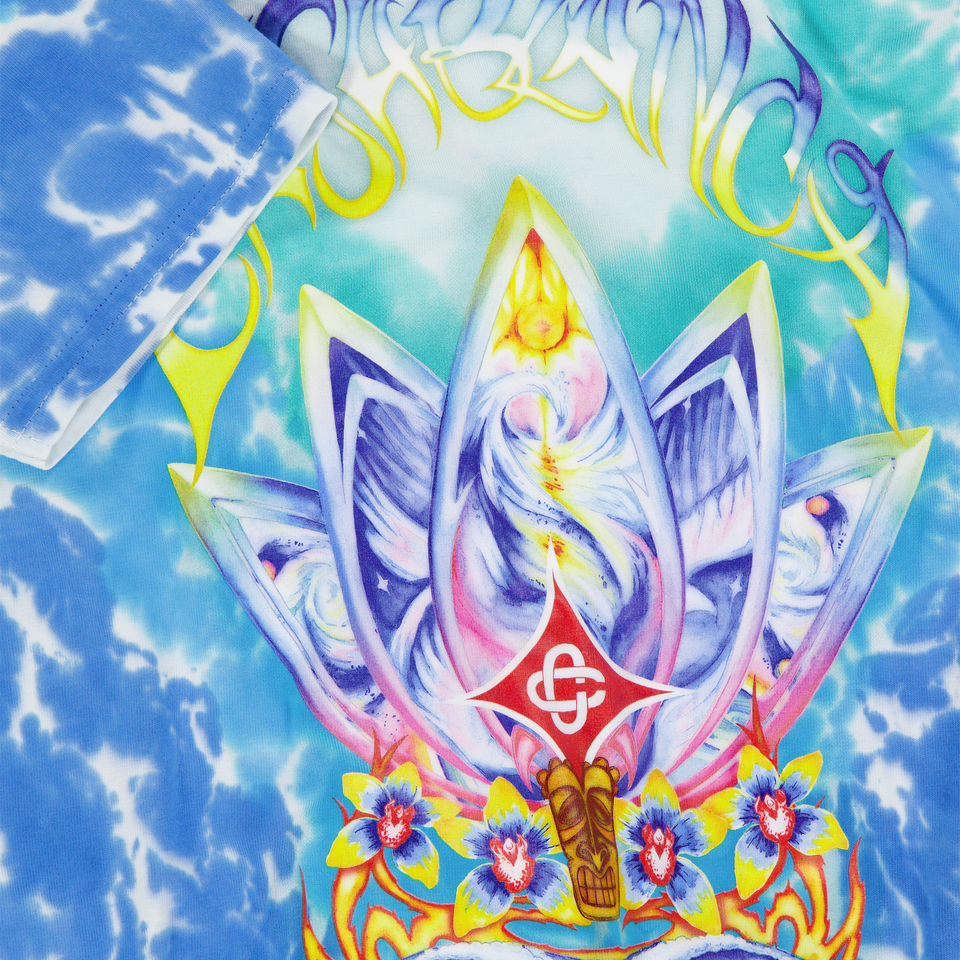 Casablanca Kinder Jongens T-Shirt In Turquoise