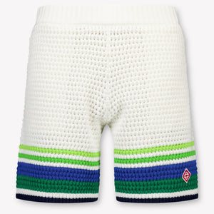 Casablanca Kinder Jongens Shorts In Wit