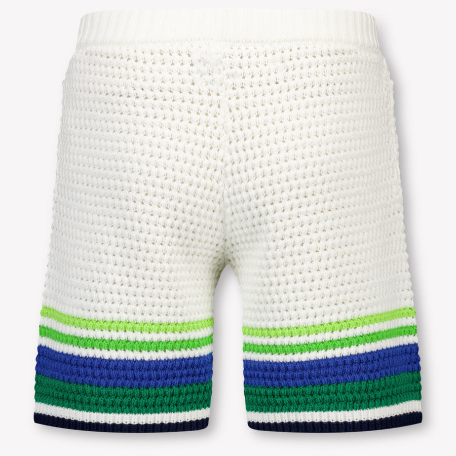 Casablanca Kinder Jongens Shorts In Wit