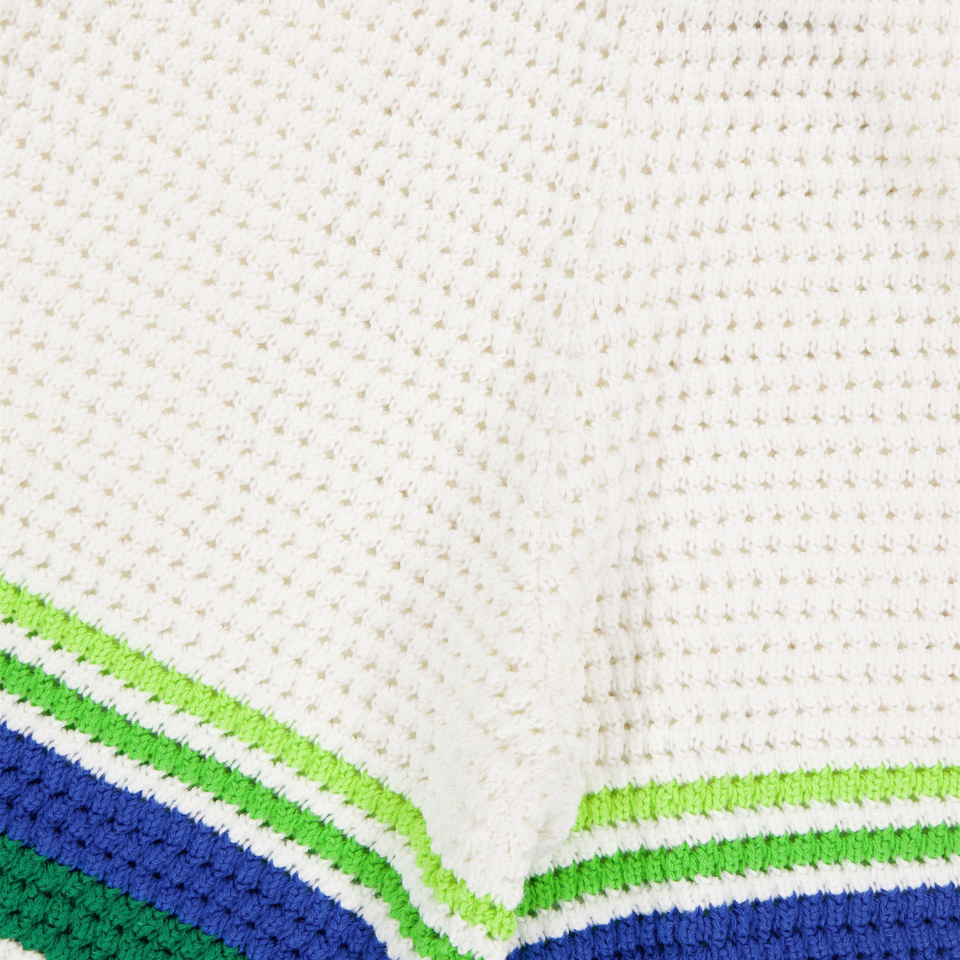 Casablanca Kinder Jongens Shorts In Wit