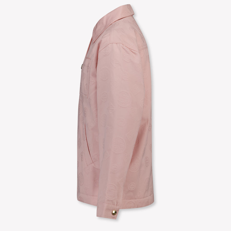 CASABLANCA Kids Girls Jackets In Light Pink