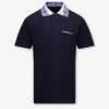 CASABLANCA Kids Unisex Polo In Navy