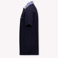 CASABLANCA Kids Unisex Polo In Navy