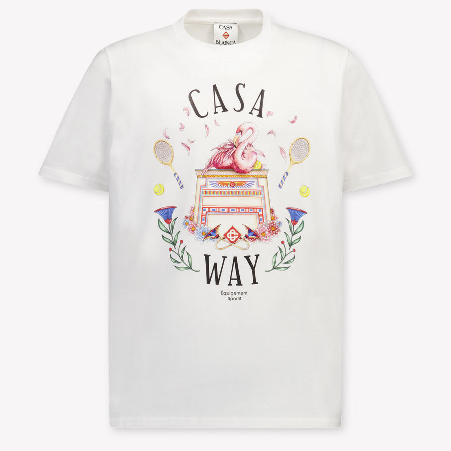Casablanca Unisex Kids T-Shirt in White