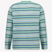 CASABLANCA Kids Unisex T-Shirt In Turquoise