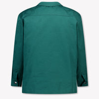 CASABLANCA Kids Boys Cardigan In Dark Green