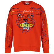 Kenzo kids Kinder Jongens Trui Oranje