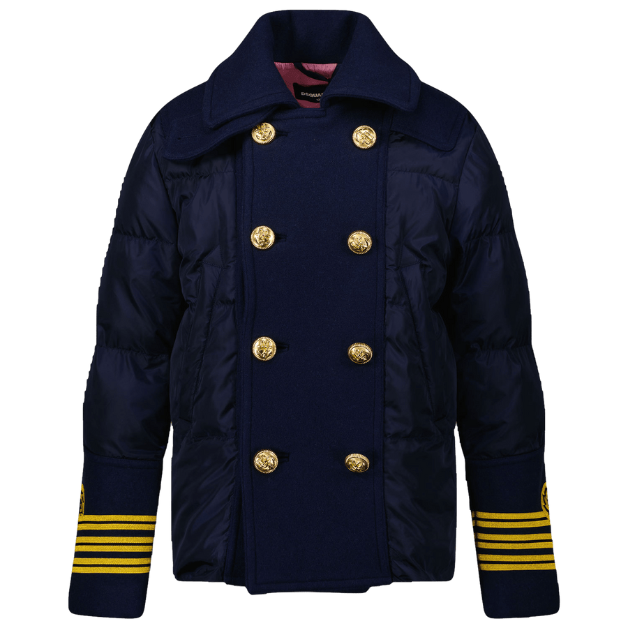 Dsquared2 Girls Jacket Navy