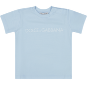Dolce & Gabbana Baby Unisex T-Shirt Licht Blauw