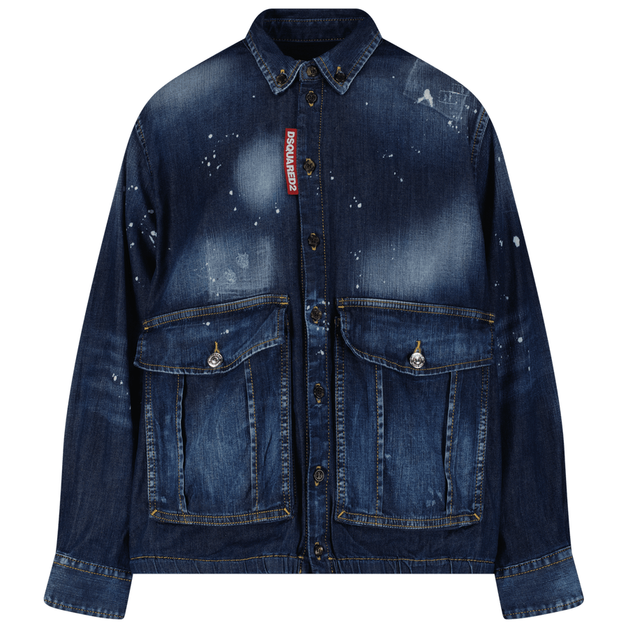 Dsquared2 Kinder Unisex Jas Jeans 10Y
