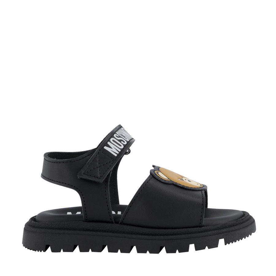 Moschino Kinder Jongens Sandalen Zwart 19