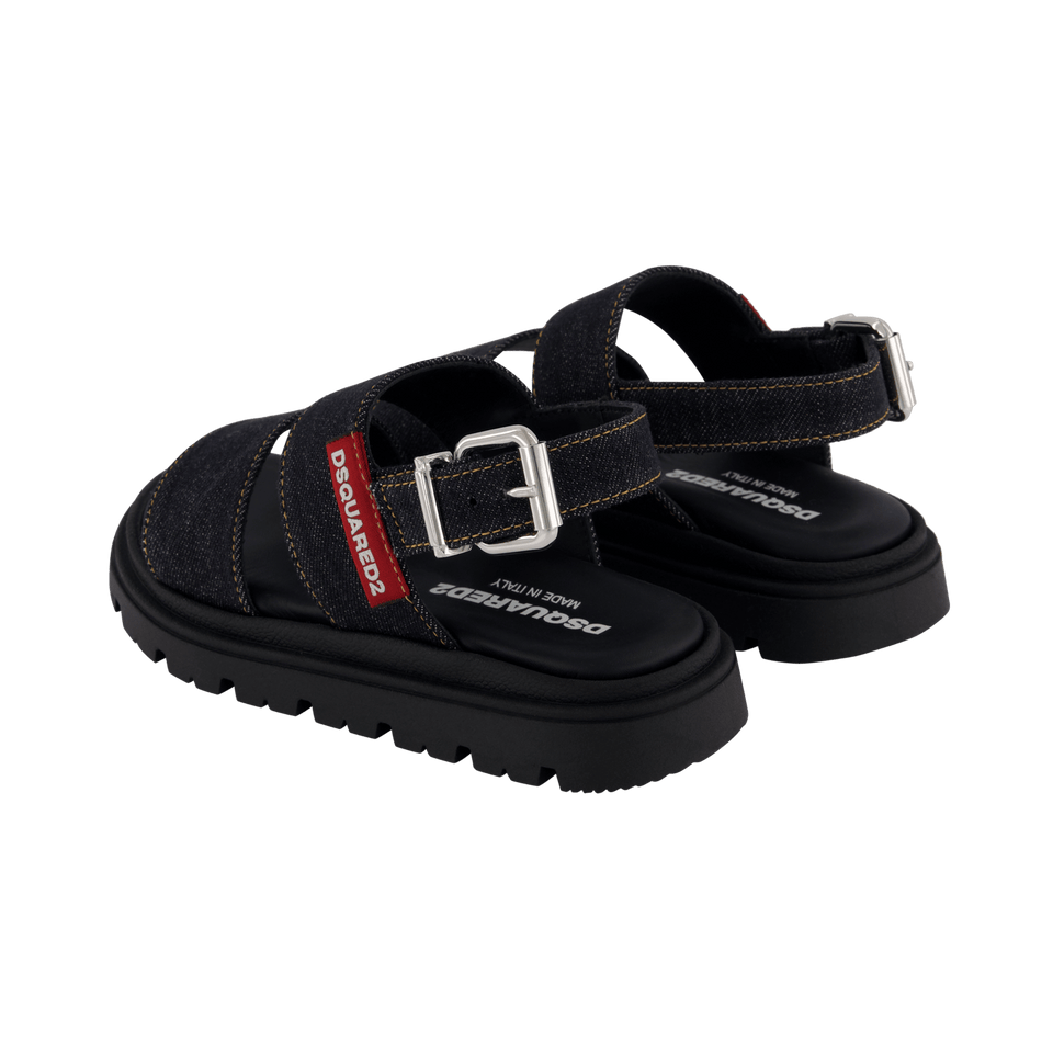 Dsquared2 Kinder Meisjes Sandalen Zwart