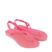 Havaianas Kinder Meisjes Slippers Fluor Roze