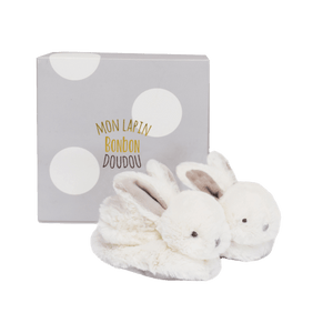 Doudou et Compagnie Baby Slofjes Off White ONE