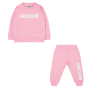 Moschino Baby Meisjes Joggingpak Roze