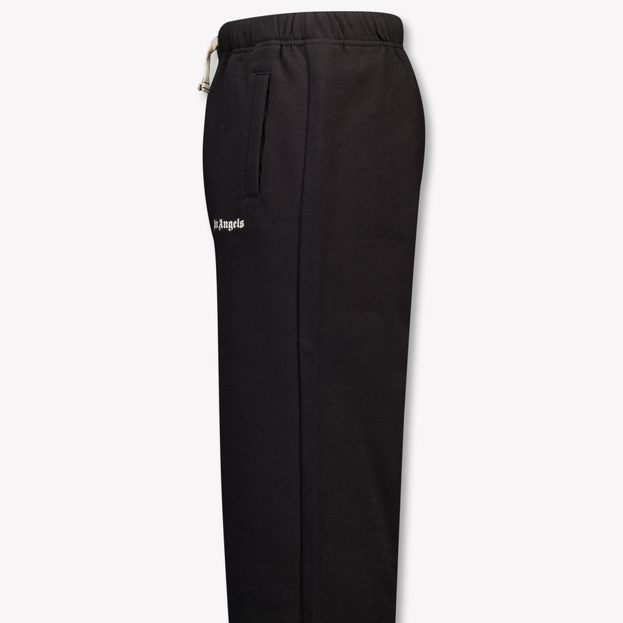 Palm Angels Kids Boys Pants In Black