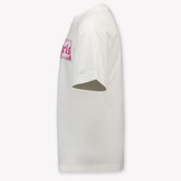 Palm Angels Kids Girls T-Shirt In White
