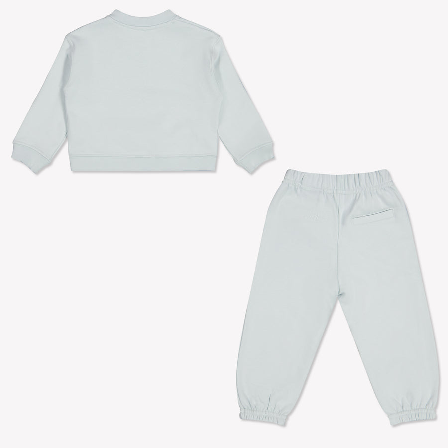 Palm Angels Baby Jongens Joggingpak In Licht Blauw