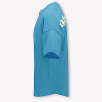 Palm Angels Kinder Jongens T-Shirt In Petrol