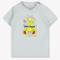 Palm Angels Baby Boys T-Shirt In Light Blue