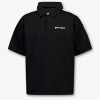 Palm Angels Kinder Jongens Polo In Zwart