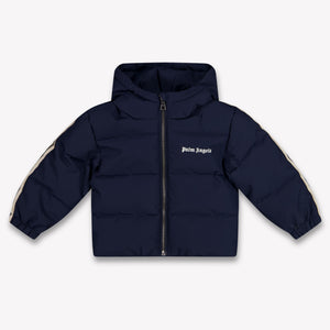 Palm Angels Baby Jongens Winterjas In Navy