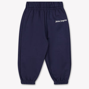 Palm Angels Baby Boys Pants In Navy