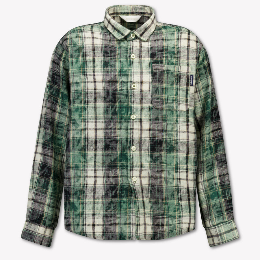 Palm Angels Kinder Jongens Blouse In Groen