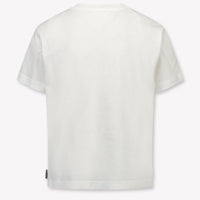 Palm Angels Kids Unisex T-Shirt In White