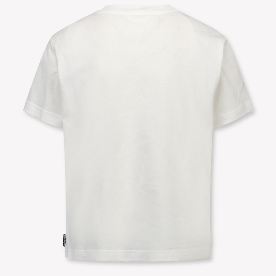 Palm Angels Kids Unisex T-Shirt In White
