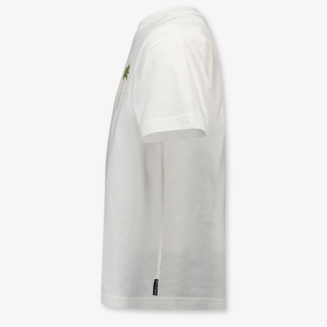 Palm Angels Kids Unisex T-Shirt In White