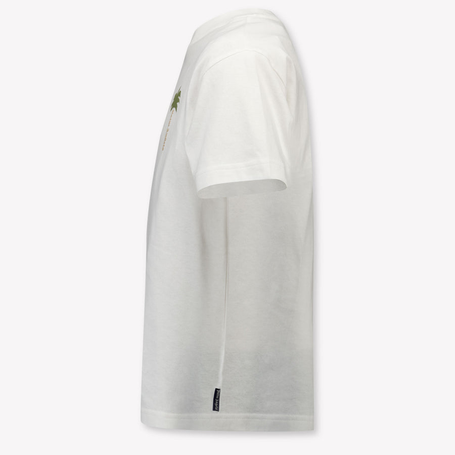 Palm Angels Kids Unisex T-Shirt In White