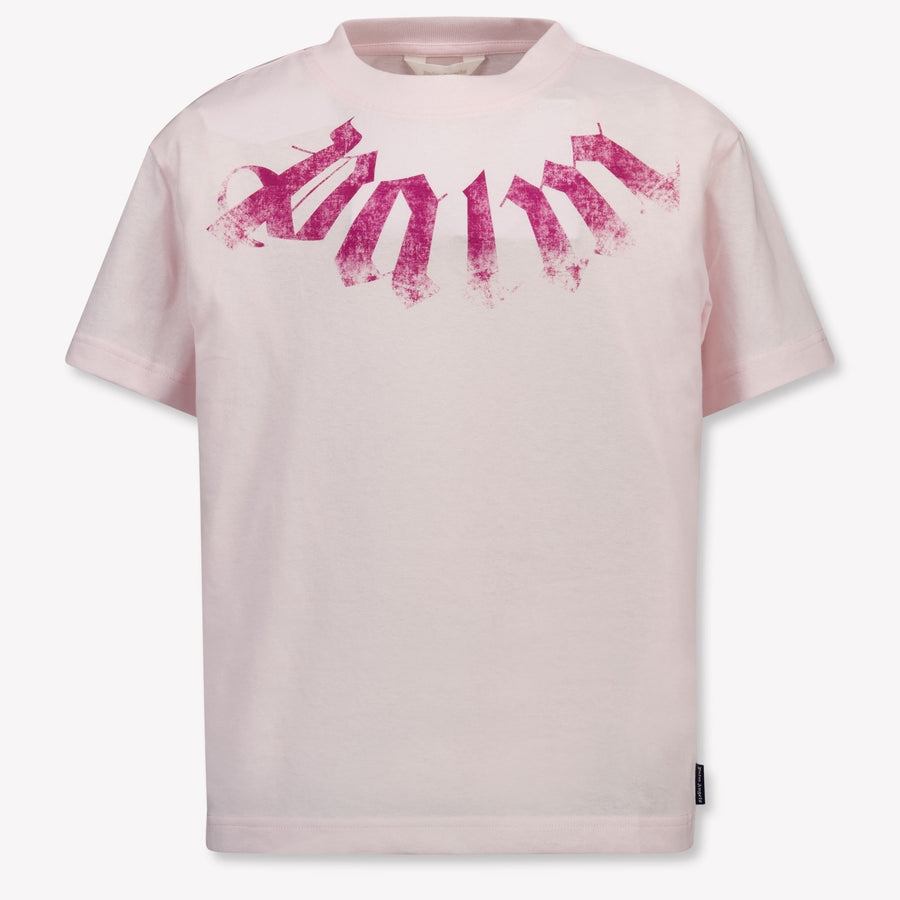 Palm Angels Girls T-Shirt in Light Pink