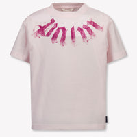 Palm Angels Kids Girls T-Shirt In Light Pink
