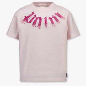 Palm Angels Kids Girls T-Shirt In Light Pink
