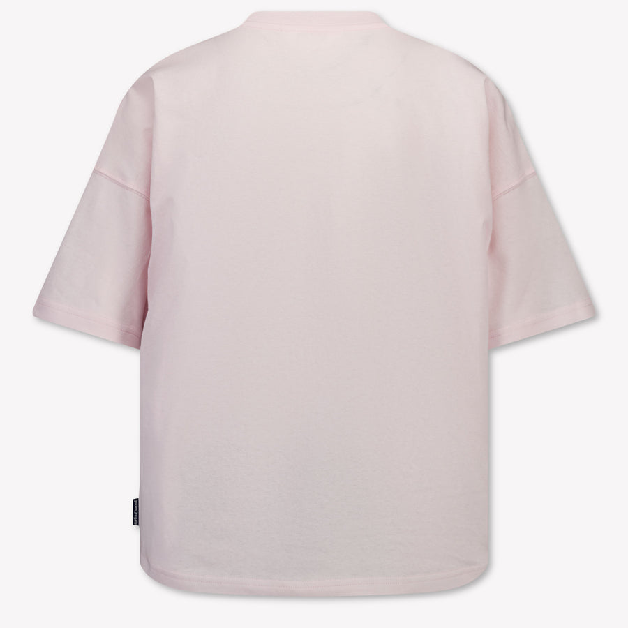 Palm Angels Kinder Meisjes T-Shirt In Licht Roze