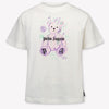 Palm Angels Kids Girls T-Shirt In White