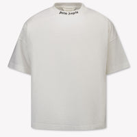 Palm Angels Kids Boys T-Shirt In White