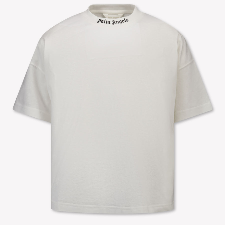 Palm Angels Kids Boys T-Shirt In White